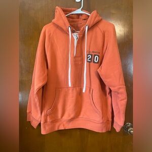 Eddie Bauer men’s size small orange hoodie